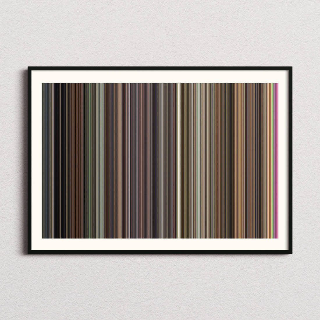 Madadayo Movie Barcode Poster - Barcode Only