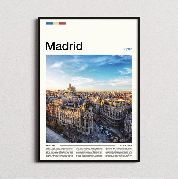 Madrid - Gran Via At Sunrise - Travel Print