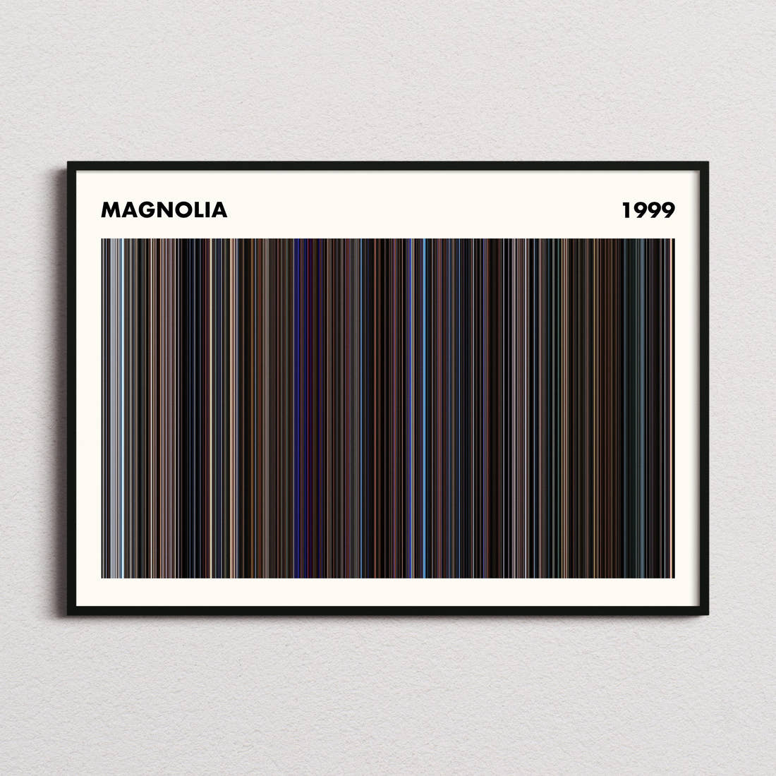 Magnolia Movie Barcode Poster - Simplified