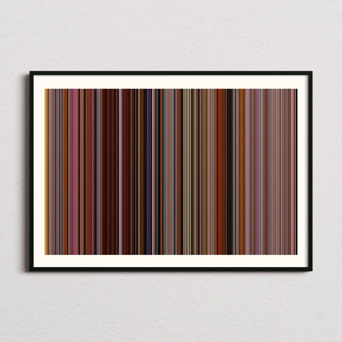 Maharaja Movie Barcode Poster - Barcode Only