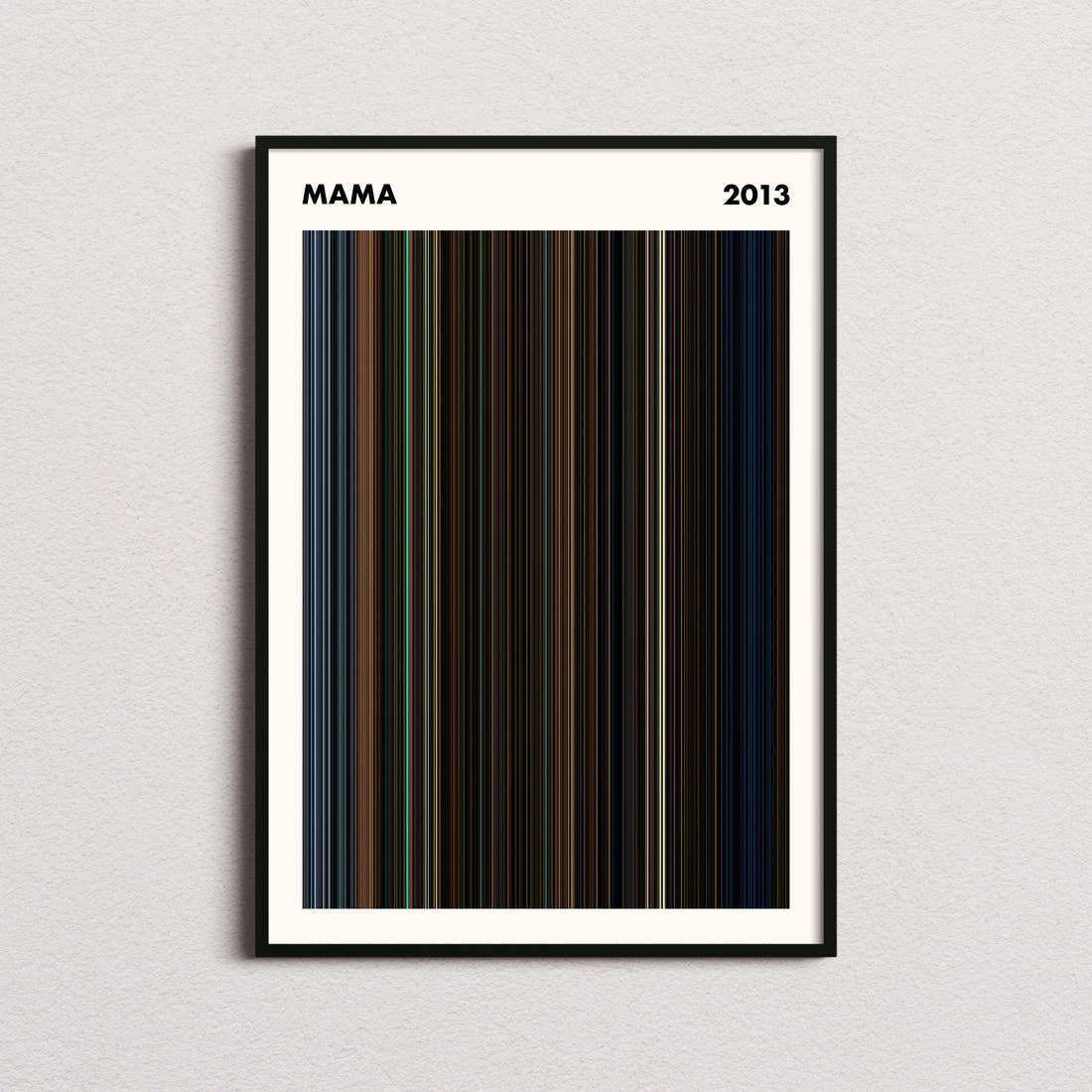 Mama Movie Barcode Poster - Simplified