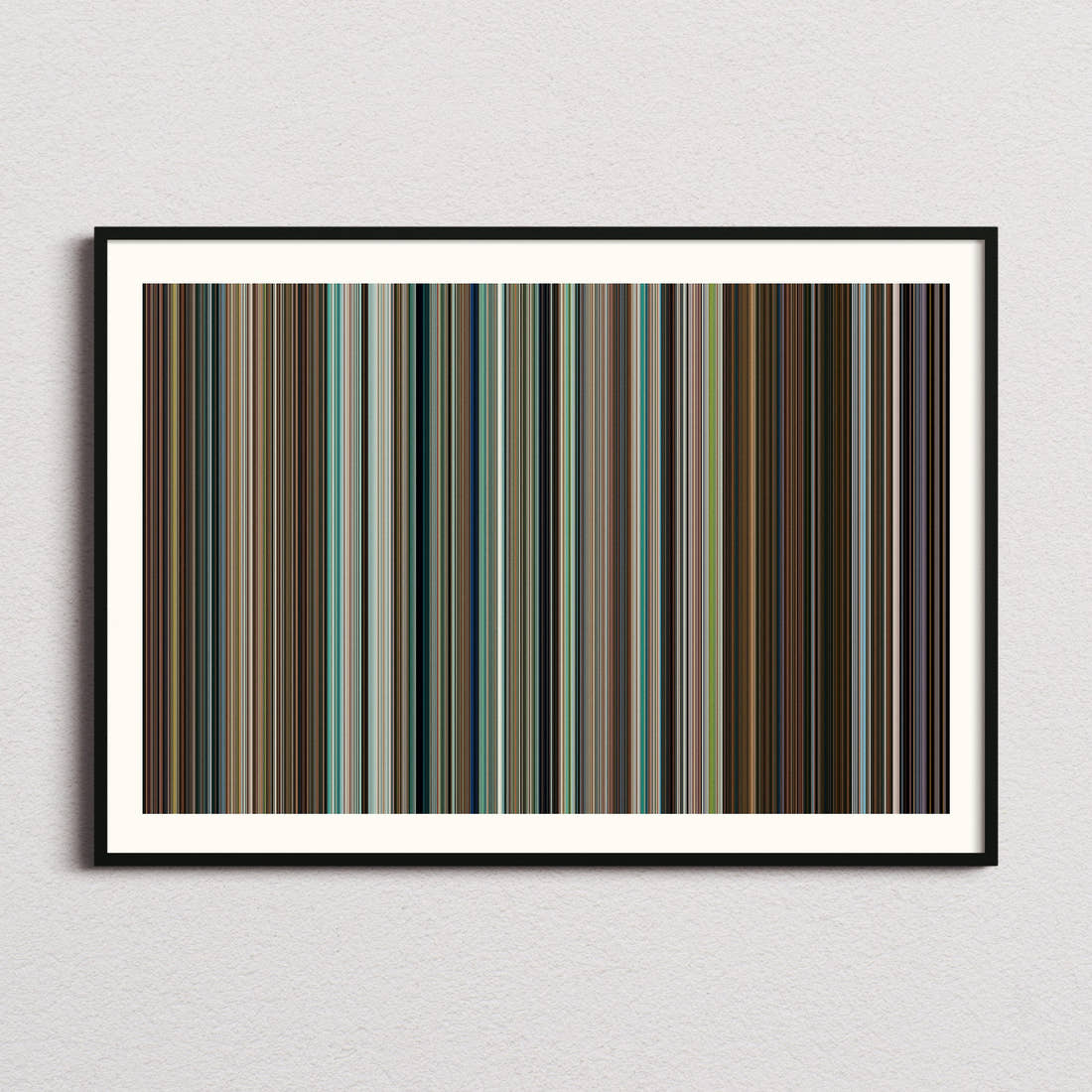 Mamma Mia! Here We Go Again Movie Barcode Poster - Barcode Only