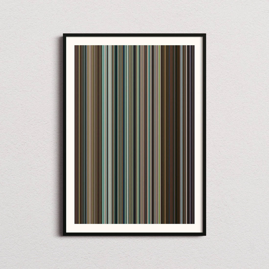 Mamma Mia! Here We Go Again Movie Barcode Poster - Barcode Only