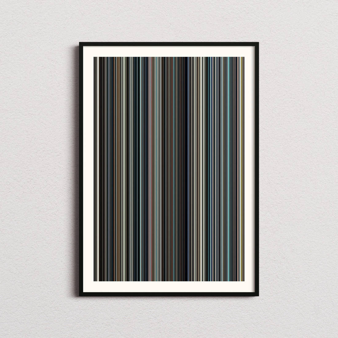 Man of Steel Movie Barcode Poster - Barcode Only