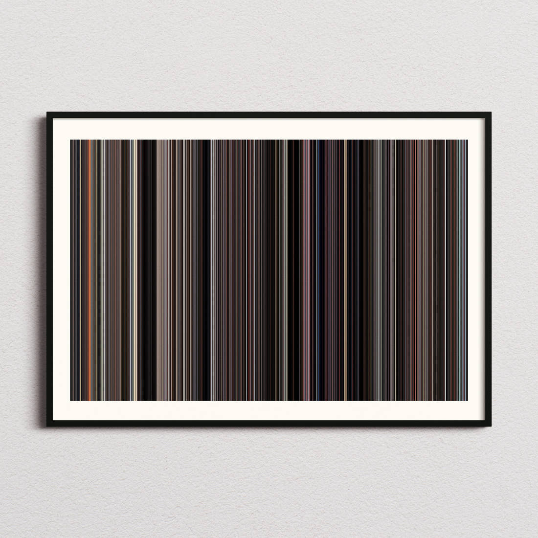 Marathon Man Movie Barcode Poster - Barcode Only