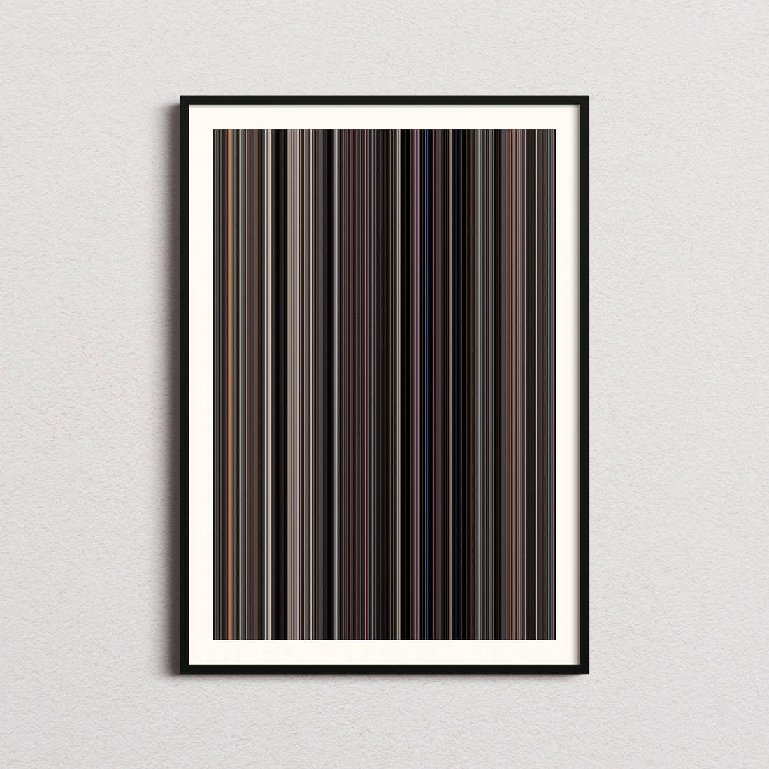 Marathon Man Movie Barcode Poster - Barcode Only