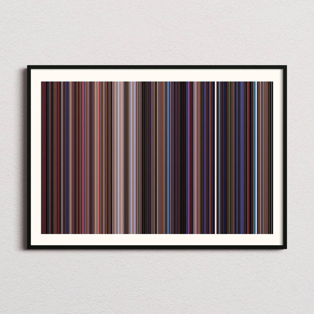 Mars Attacks! Movie Barcode Poster - Barcode Only