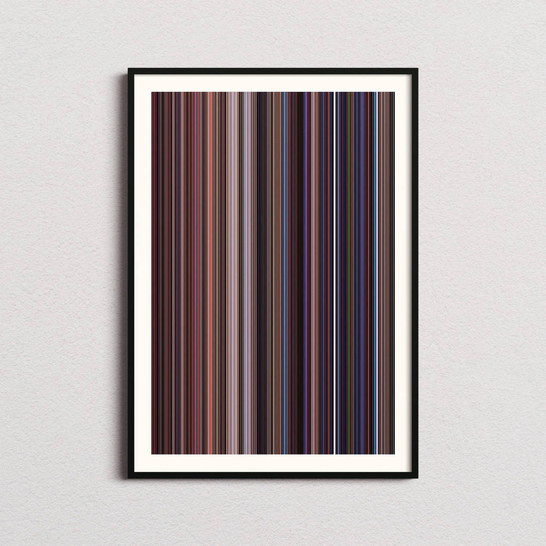 Mars Attacks! Movie Barcode Poster - Barcode Only