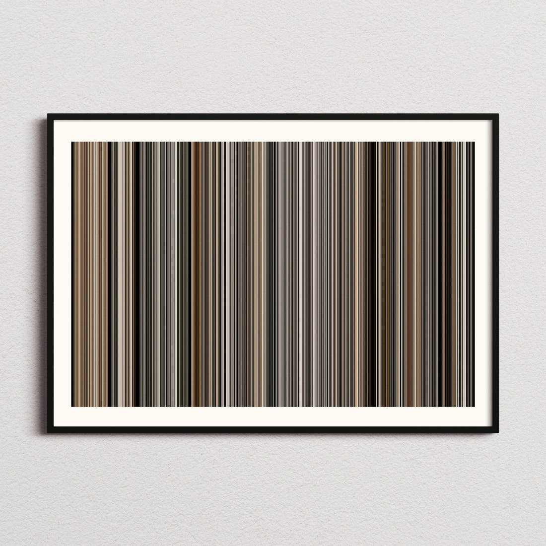 Mary and Max Movie Barcode Poster - Barcode Only