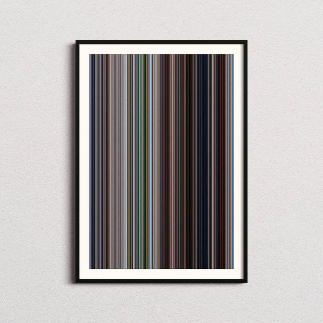 Mary Poppins Movie Barcode Poster - Barcode Only