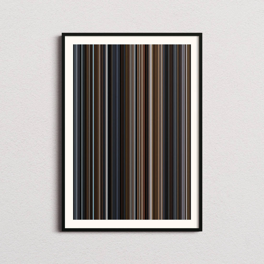 Master and Commander Movie Barcode Poster - Barcode Only