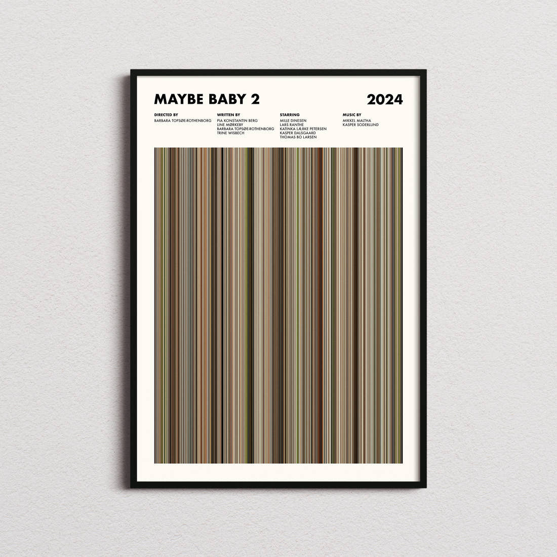Maybe Baby 2 Movie Barcode Poster