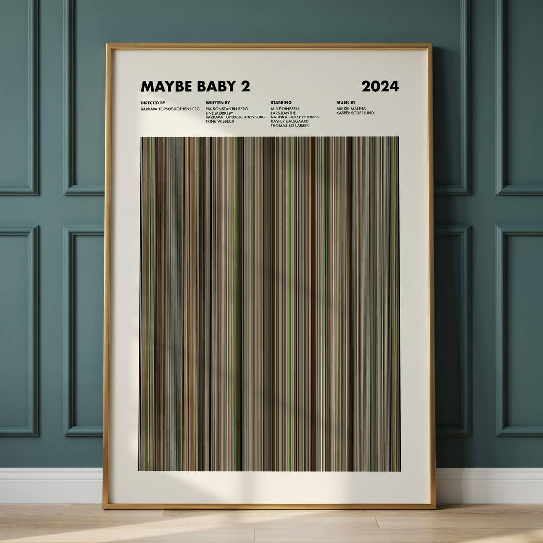 Maybe Baby 2 Movie Barcode Poster