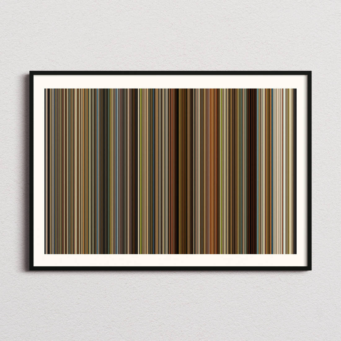 Me Before You Movie Barcode Poster - Barcode Only