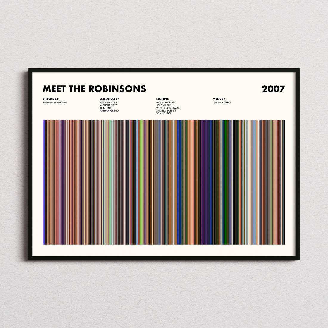 Meet the Robinsons Movie Barcode Poster