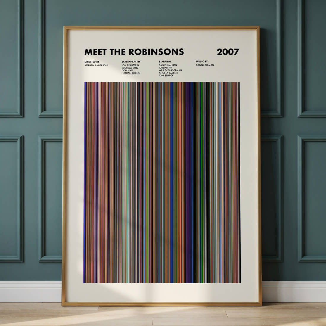 Meet the Robinsons Movie Barcode Poster