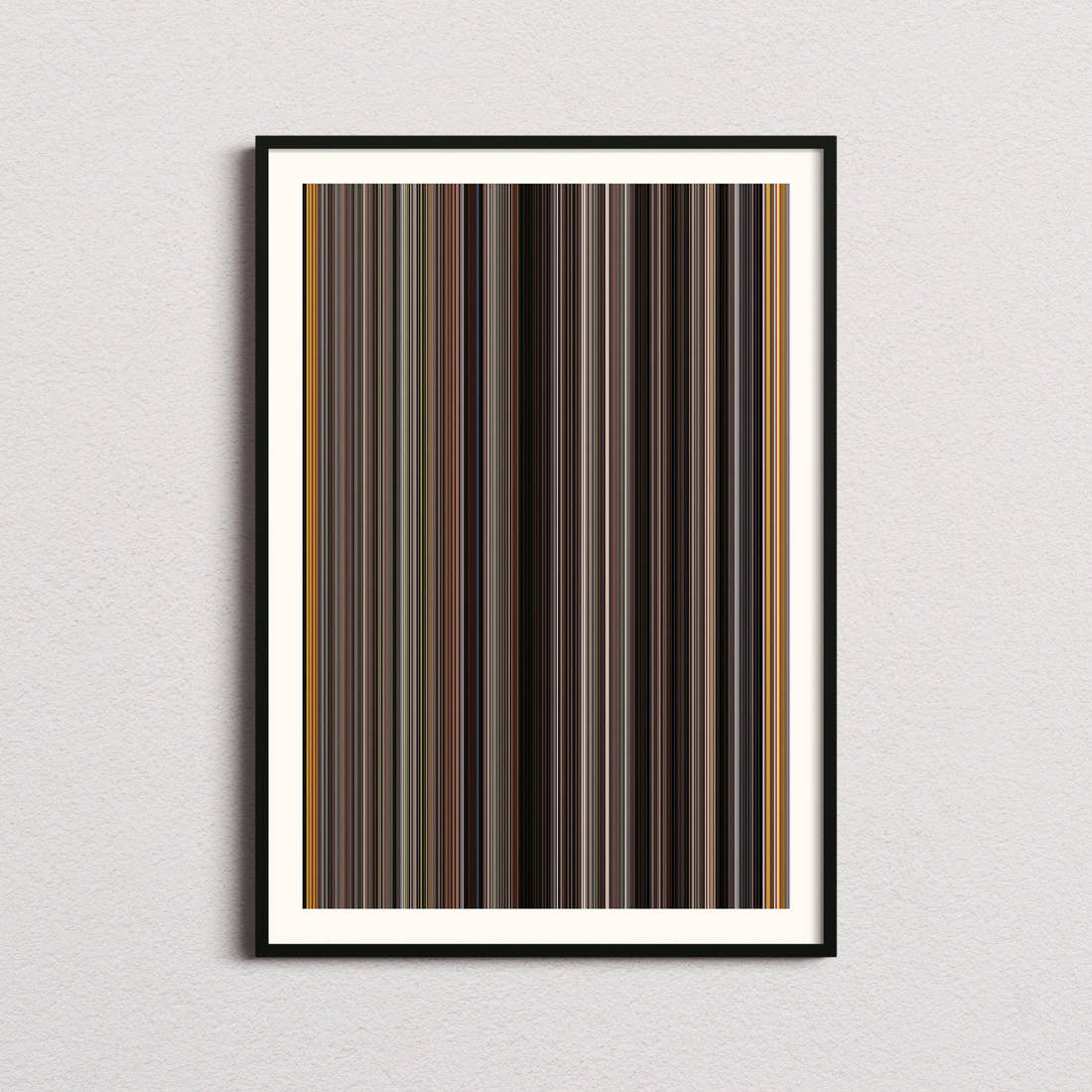 Memories of Murder Movie Barcode Poster - Barcode Only