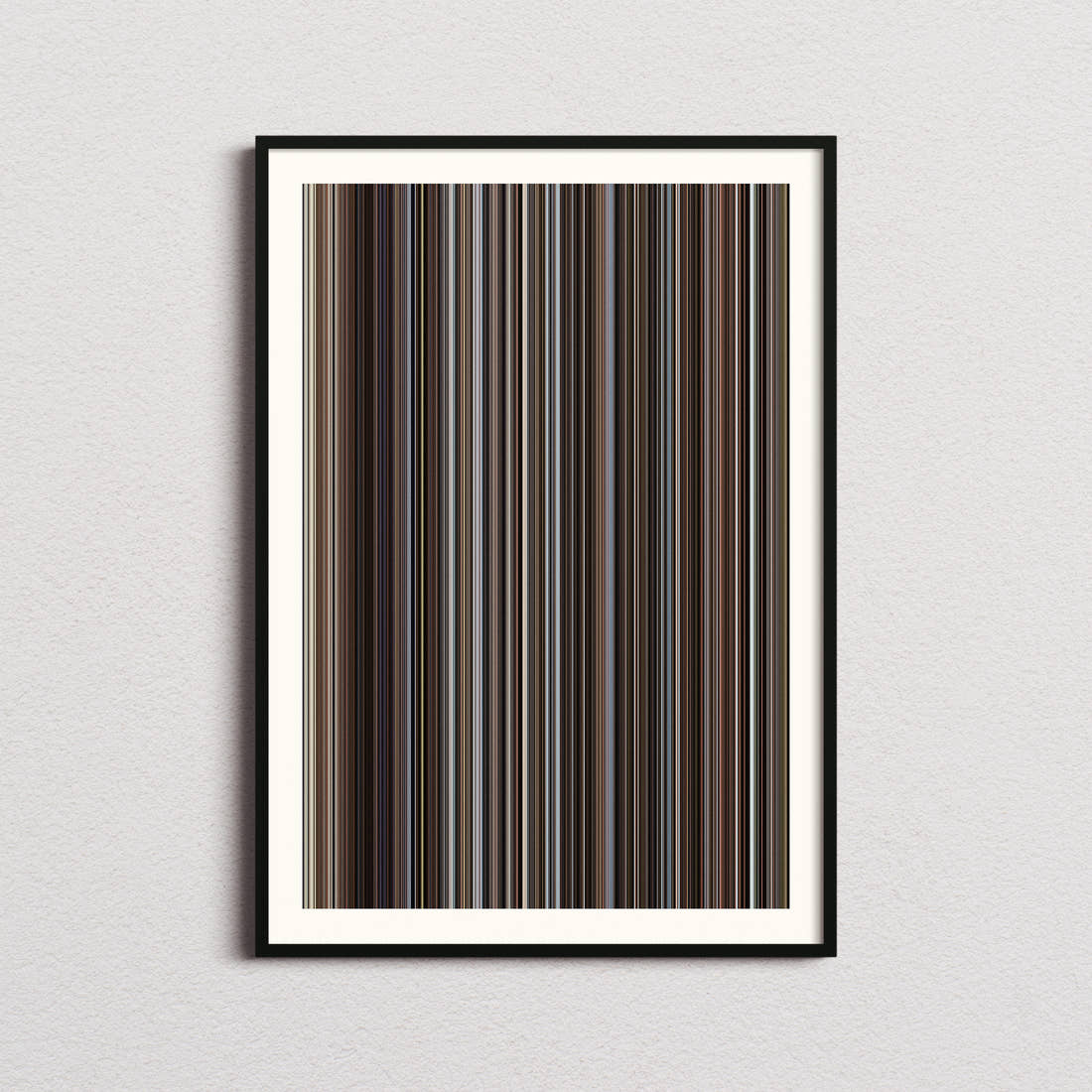 Memphis Belle Movie Barcode Poster - Barcode Only