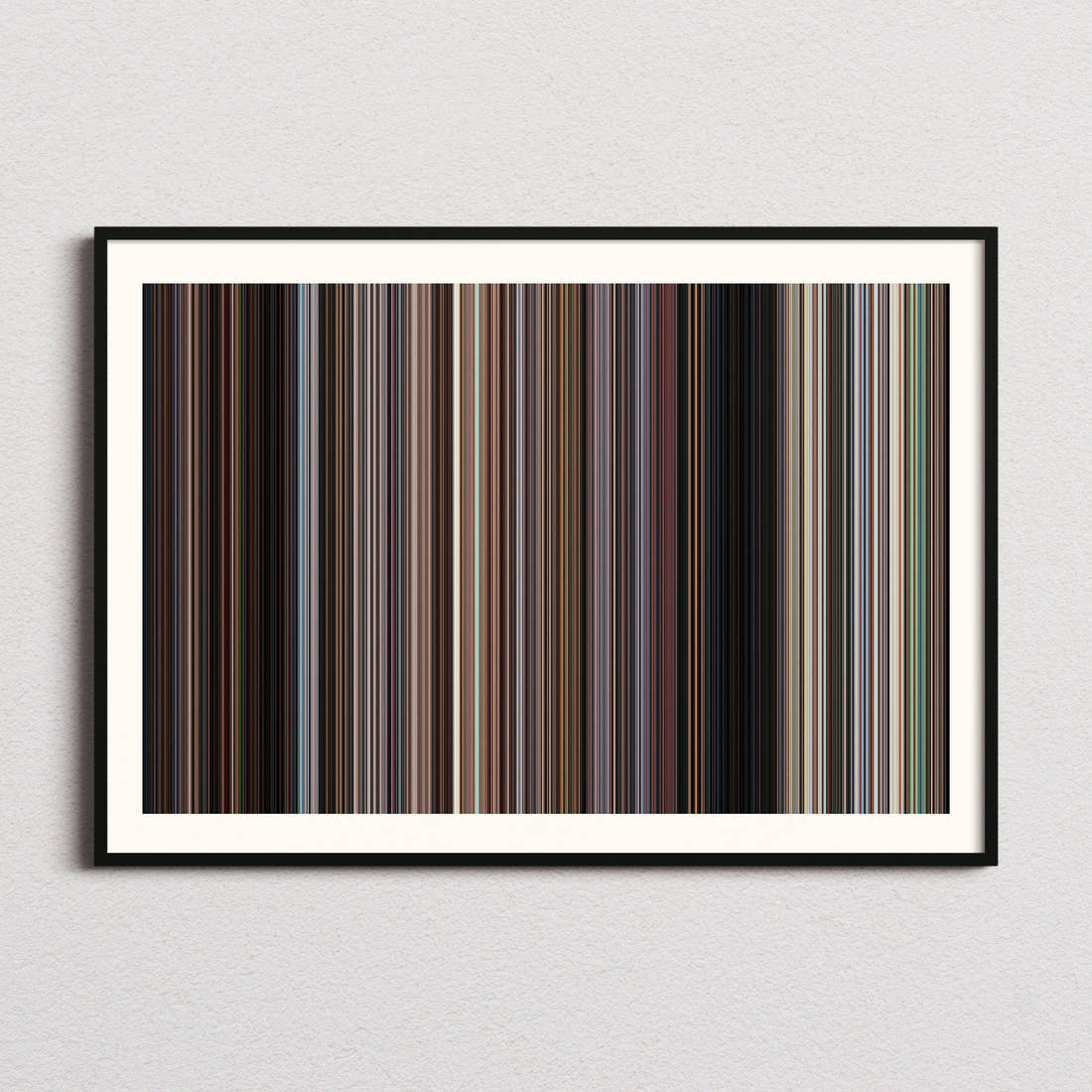 Men in Black 3 Movie Barcode Poster - Barcode Only