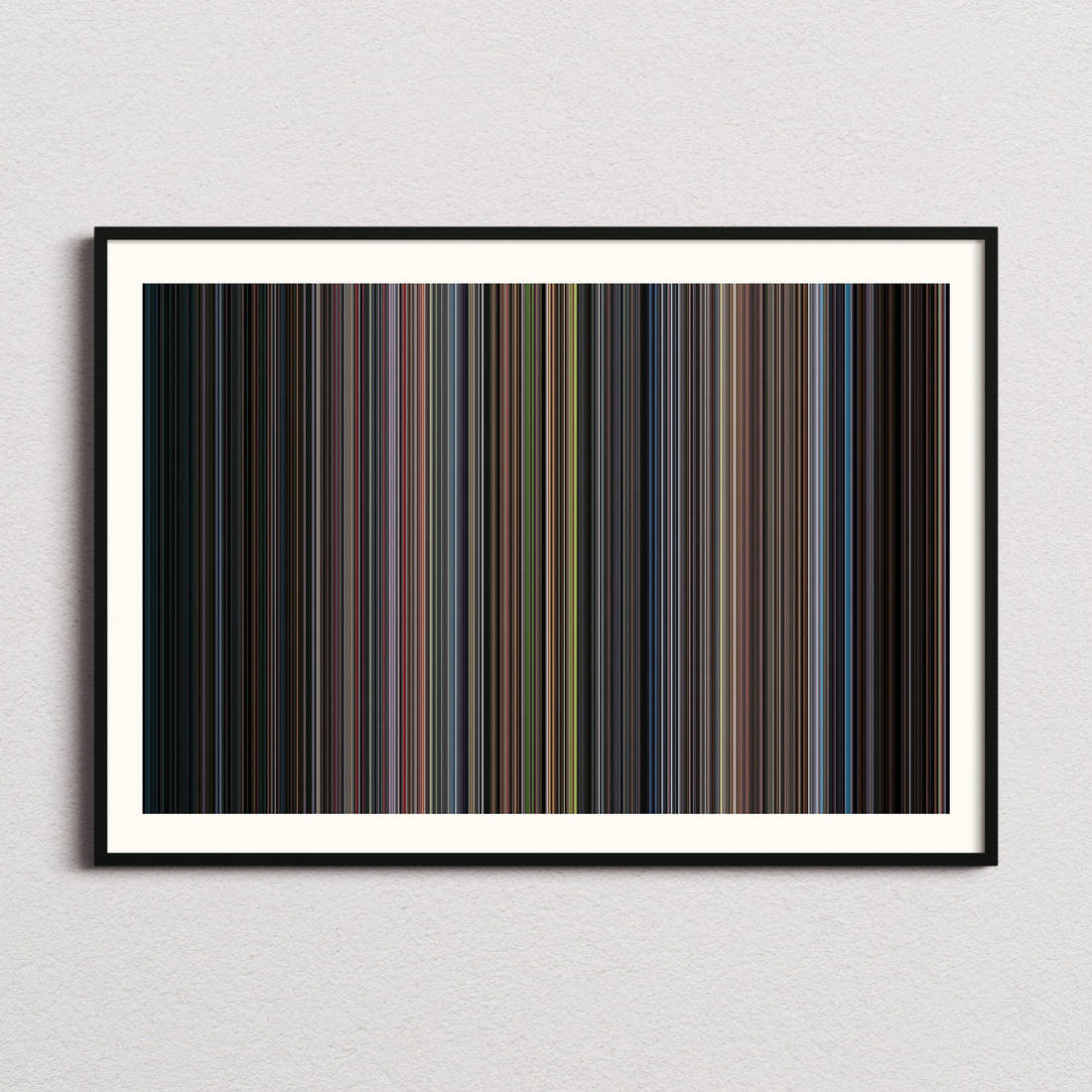 Men in Black Movie Barcode Poster - Barcode Only