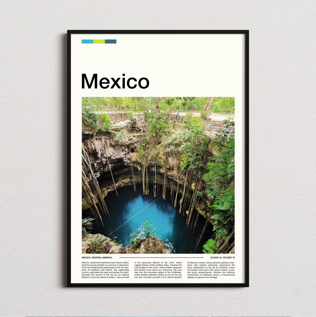 Mexico - Cenote - Travel Print