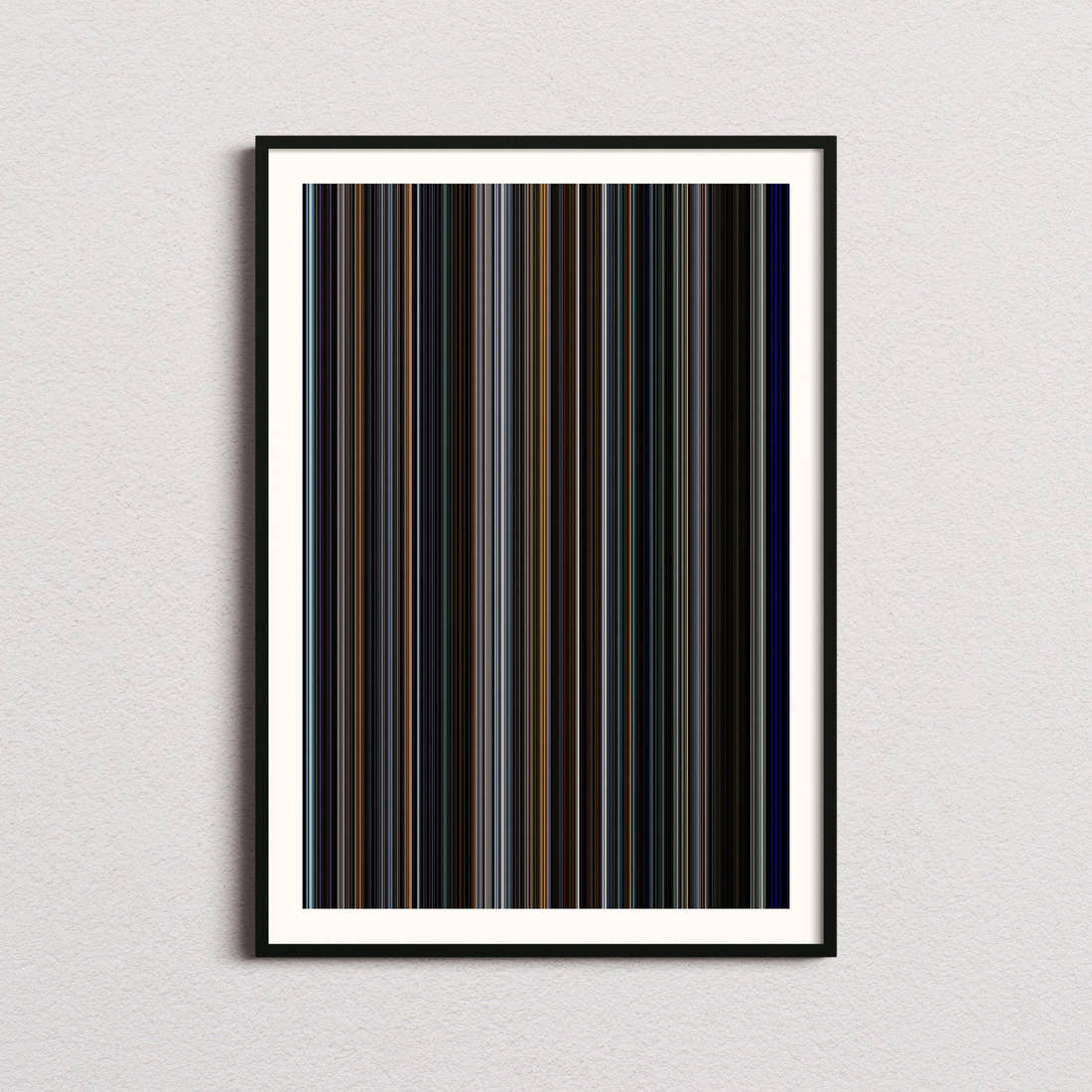 Miami Vice Movie Barcode Poster - Barcode Only