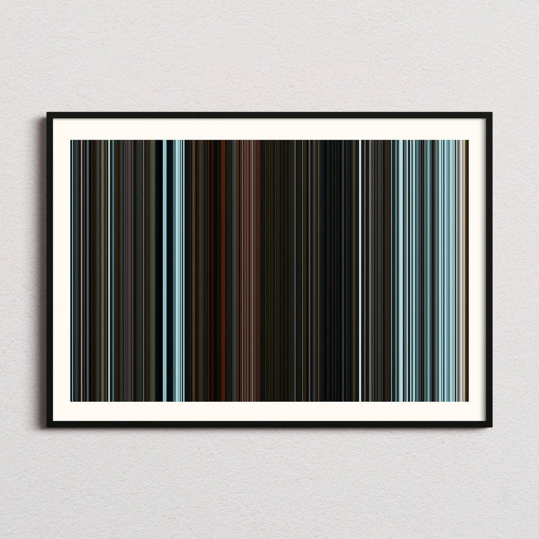 Mickey 17 Movie Barcode Poster - Barcode Only