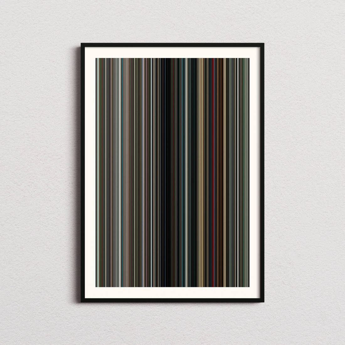 Midnight Cowboy Movie Barcode Poster - Barcode Only