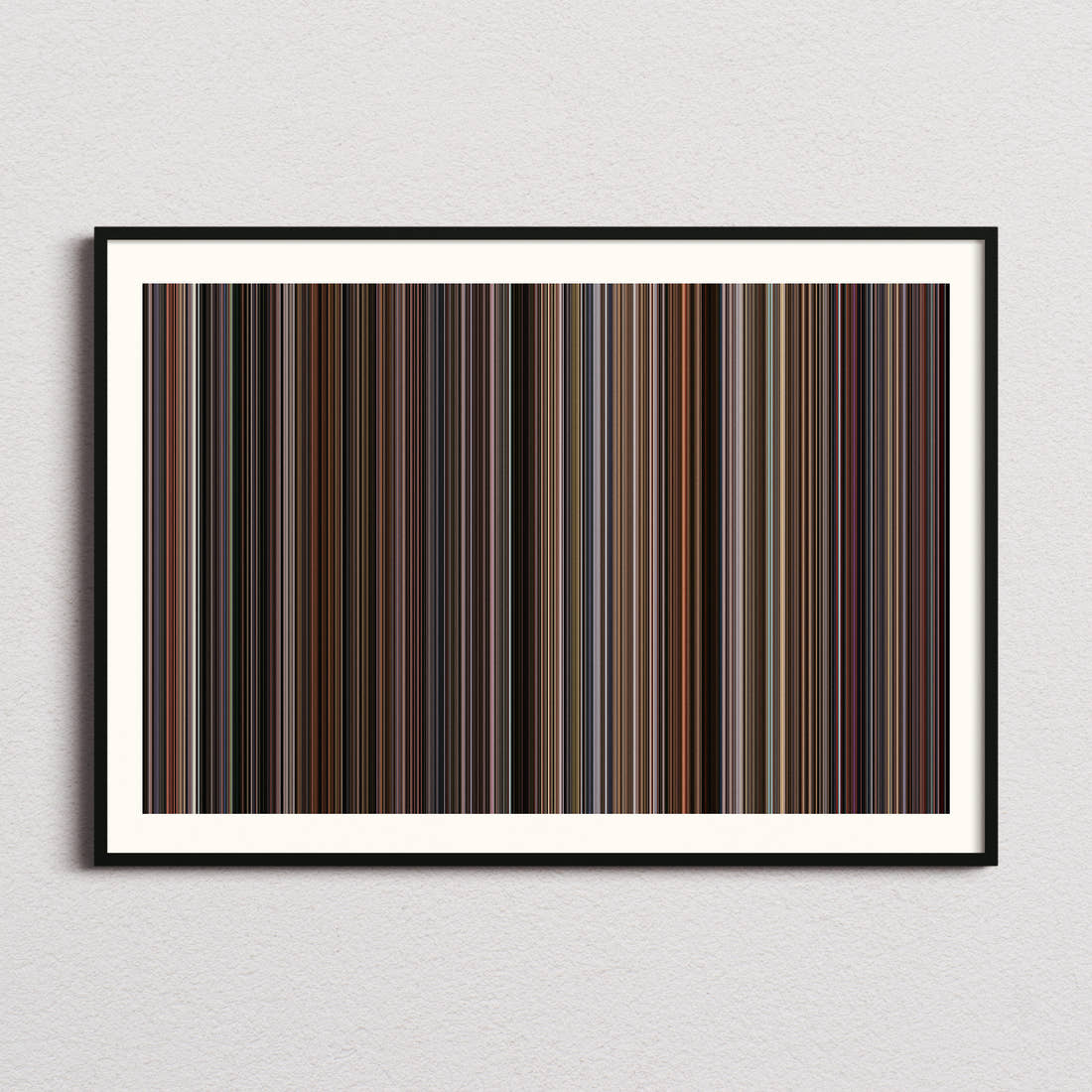Midnight Run Movie Barcode Poster - Barcode Only