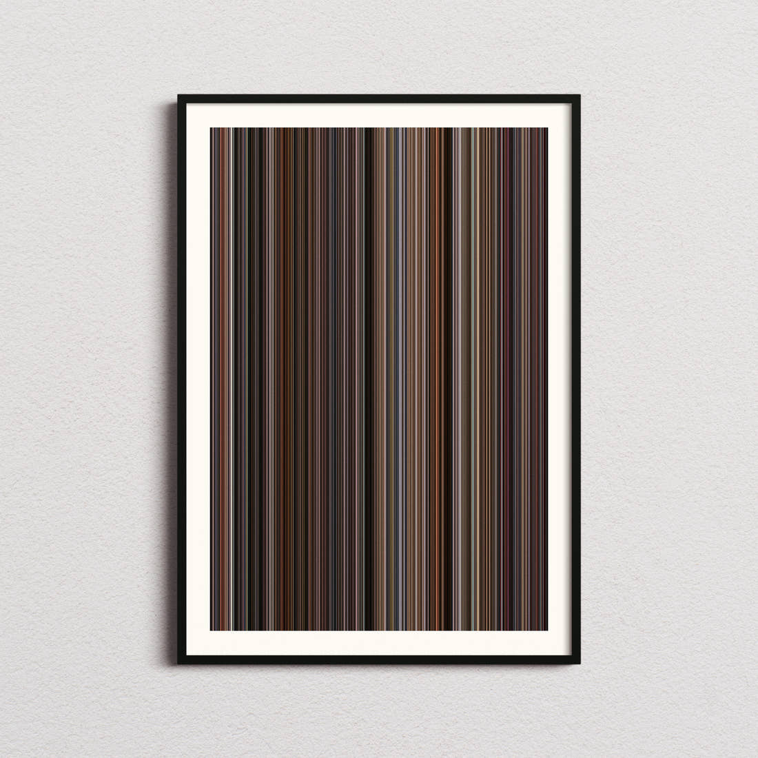 Midnight Run Movie Barcode Poster - Barcode Only