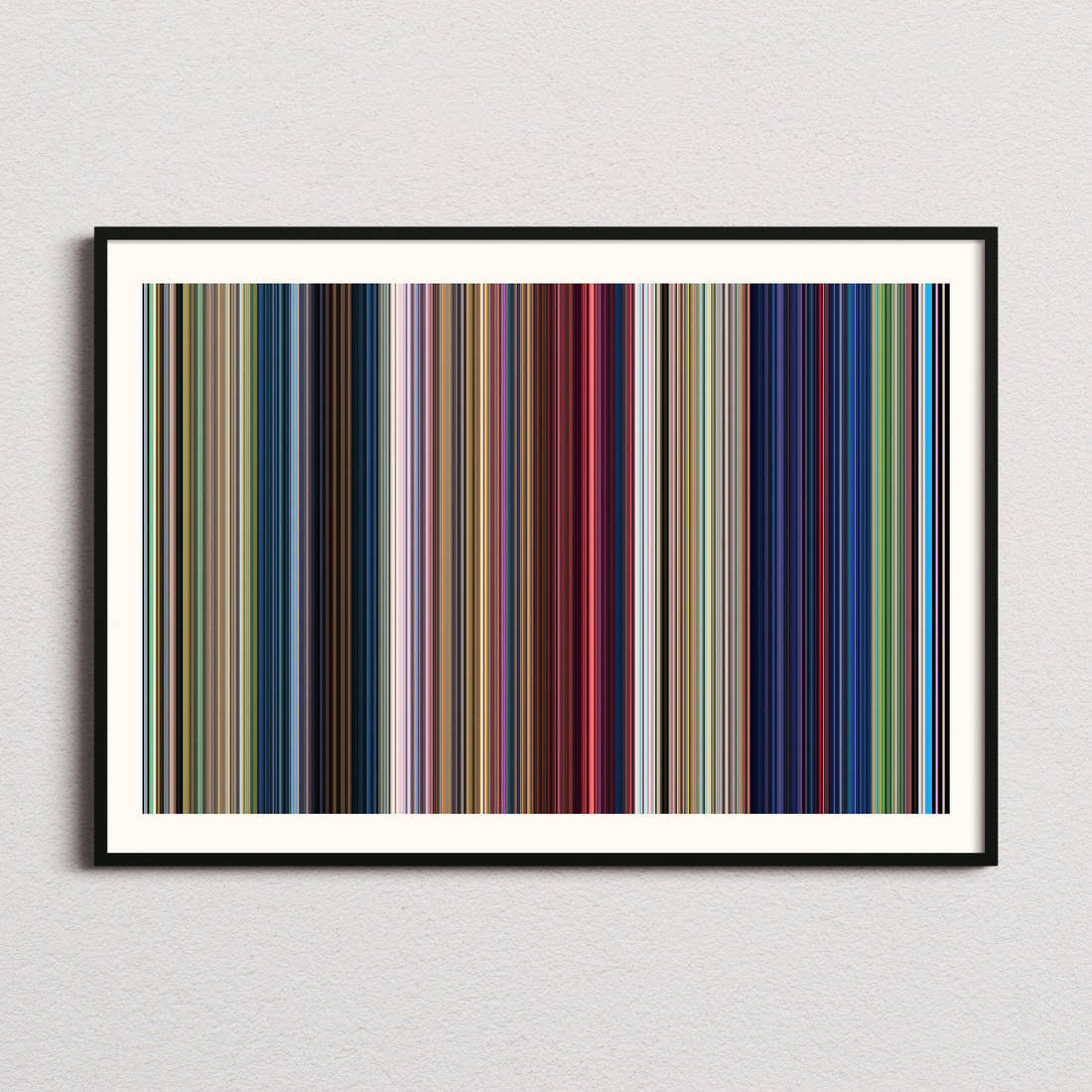 Migration Movie Barcode Poster - Barcode Only