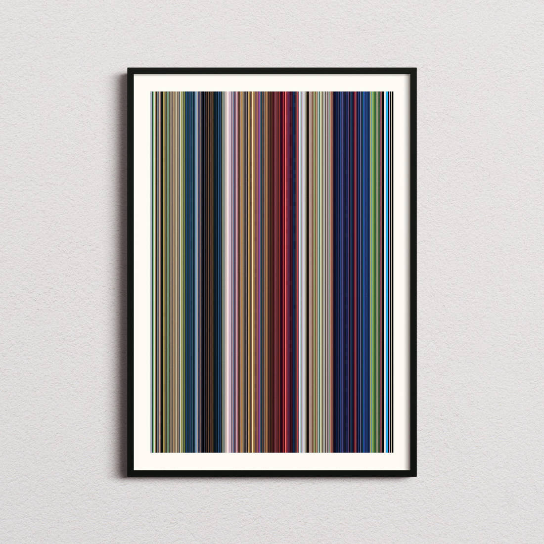 Migration Movie Barcode Poster - Barcode Only