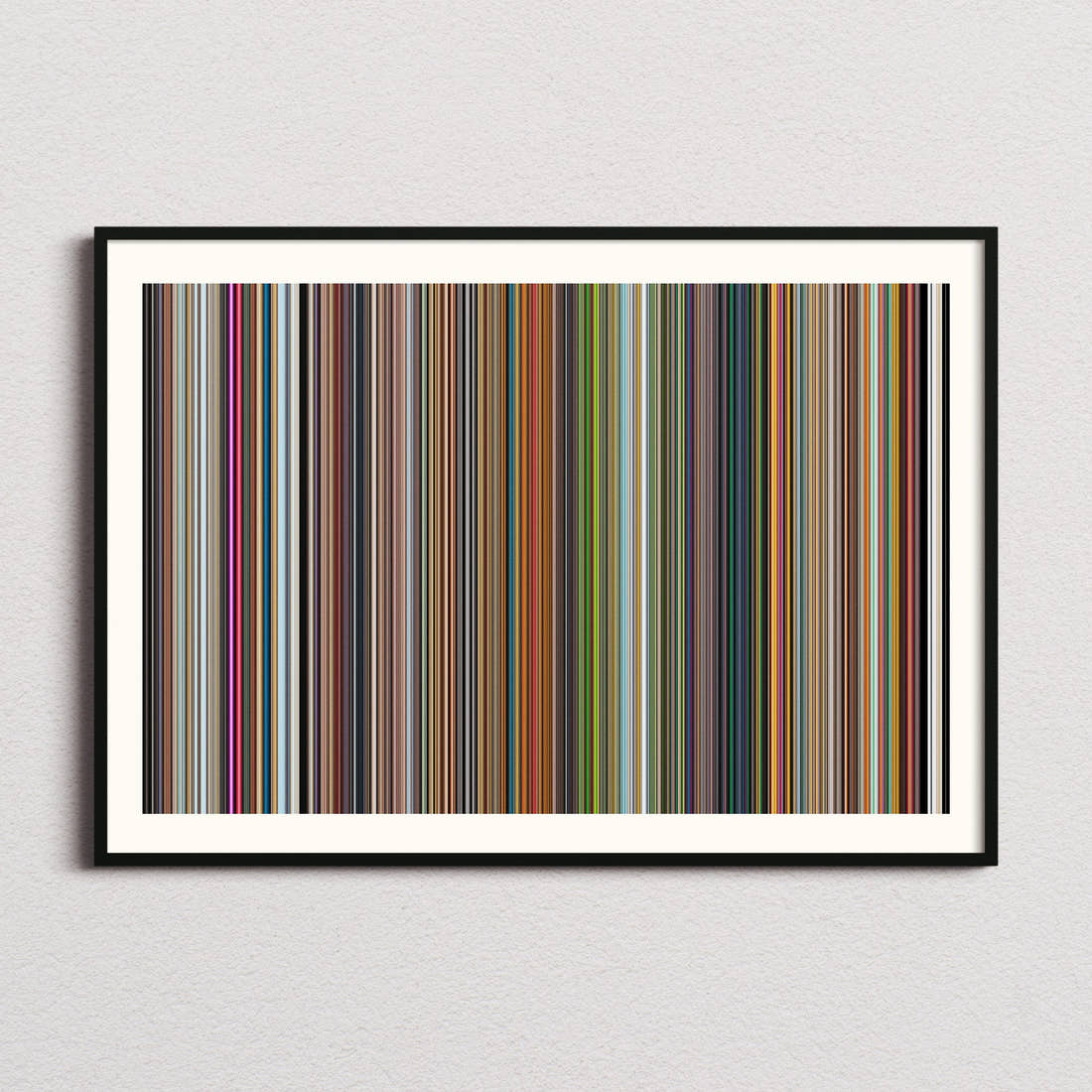 Minions & Monsters Movie Barcode Poster - Barcode Only
