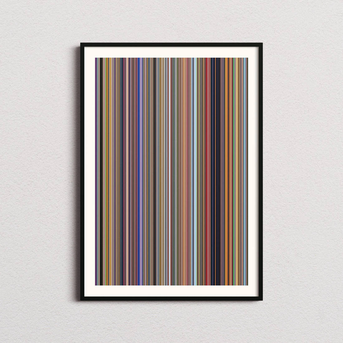 Minions: The Rise of Gru Movie Barcode Poster - Barcode Only