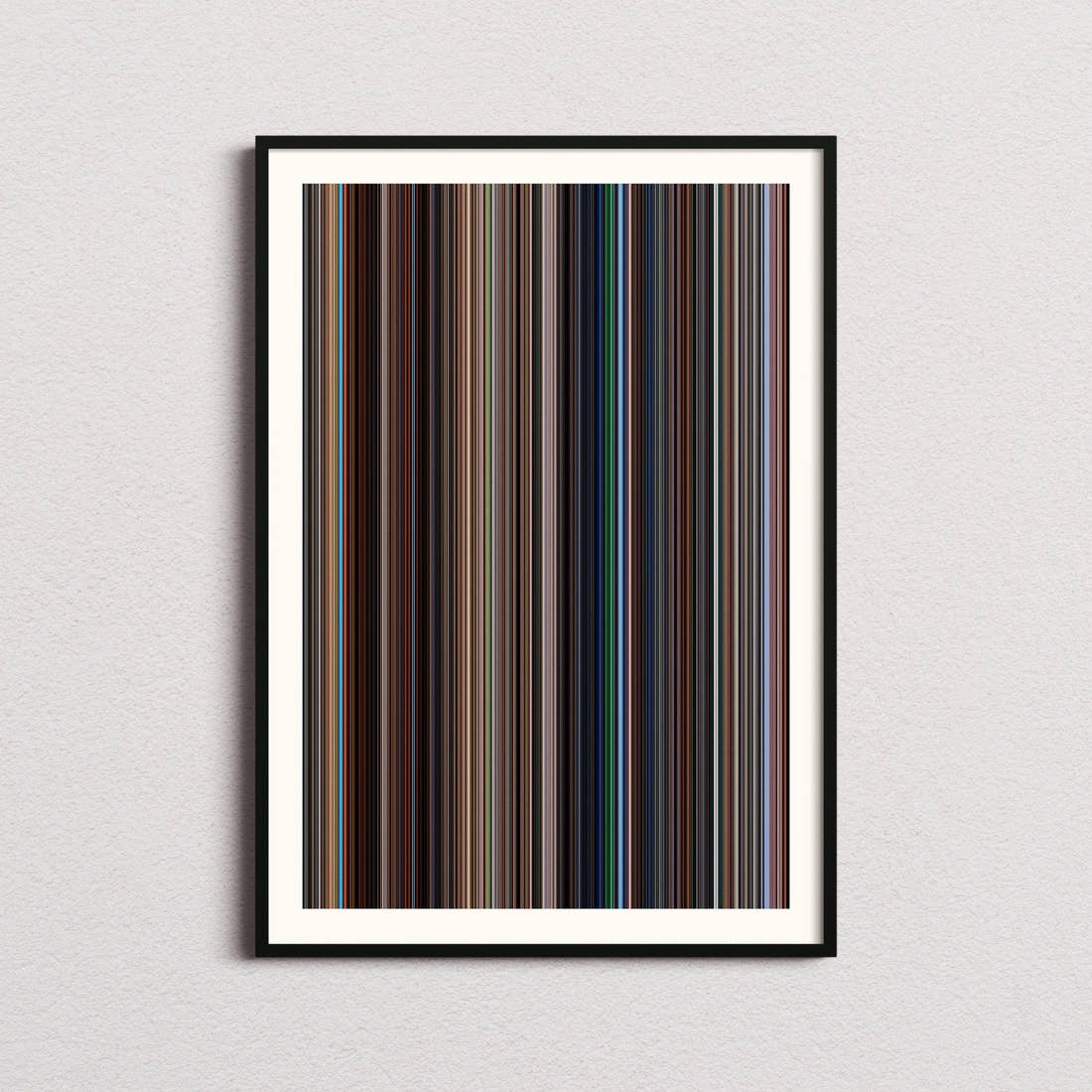Mission: Impossible 2 Movie Barcode Poster - Barcode Only