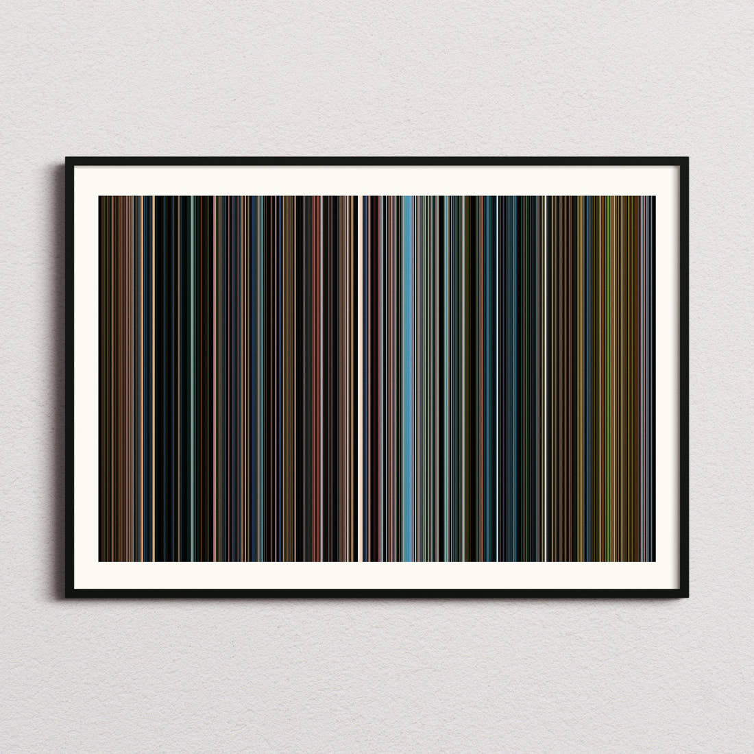 Mission: Impossible 3 Movie Barcode Poster - Barcode Only