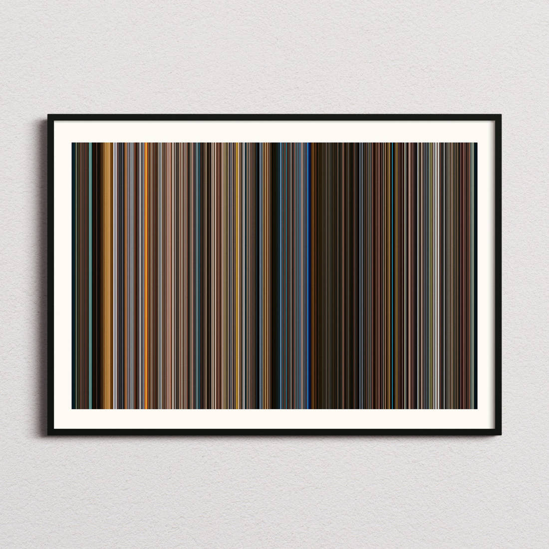 Mission: Impossible - Dead Reckoning Part One Movie Barcode Poster - Barcode Only