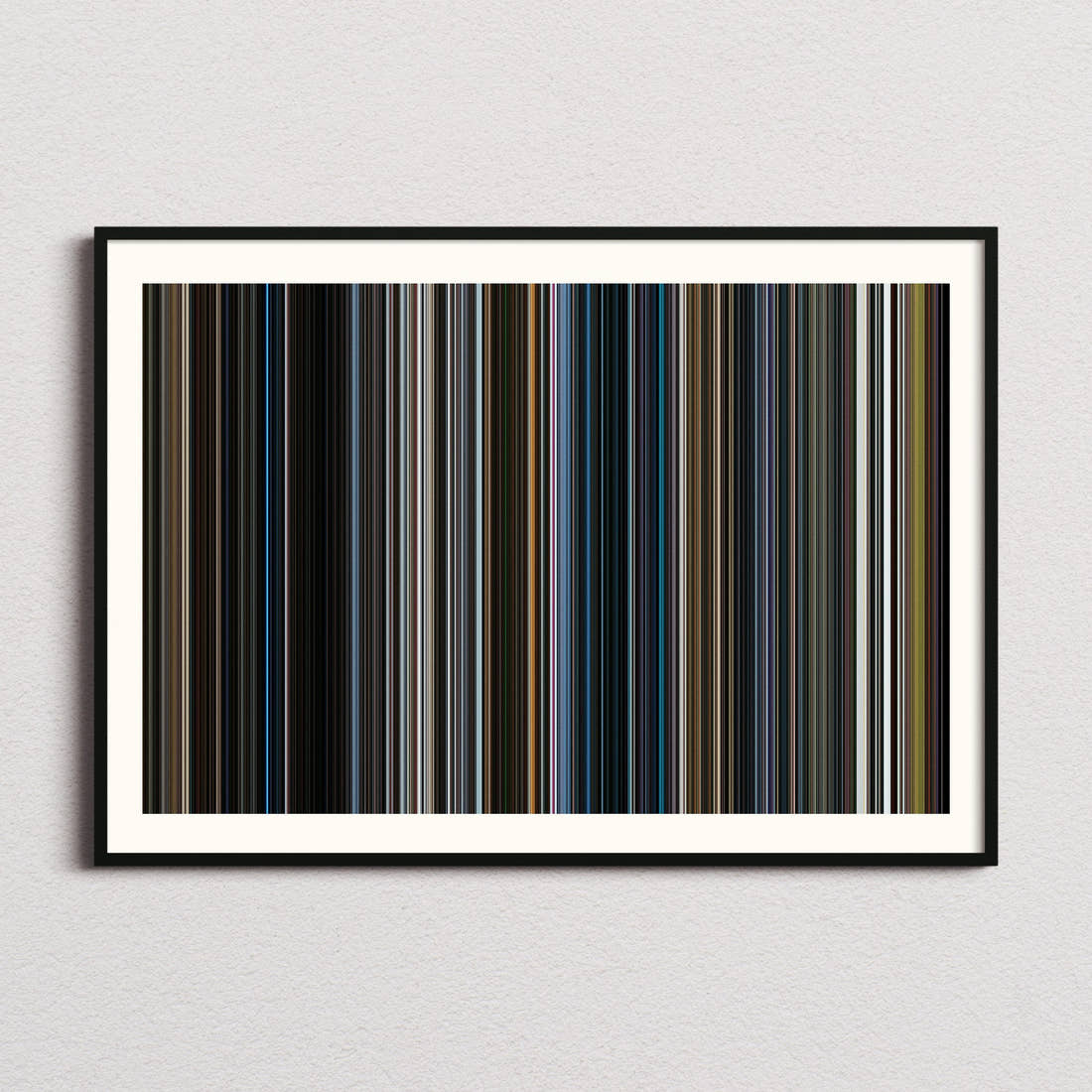 Mission: Impossible - The Final Reckoning Movie Barcode Poster - Barcode Only