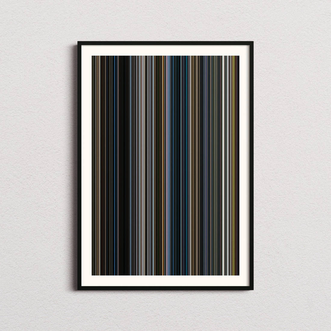 Mission: Impossible - The Final Reckoning Movie Barcode Poster - Barcode Only