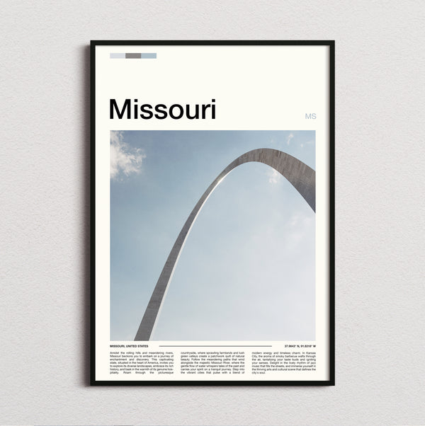 Missouri - Gateway Arch - Travel Print