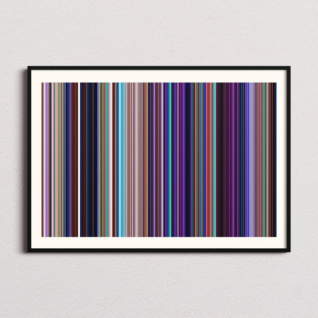 Moana 2 Movie Barcode Poster - Barcode Only