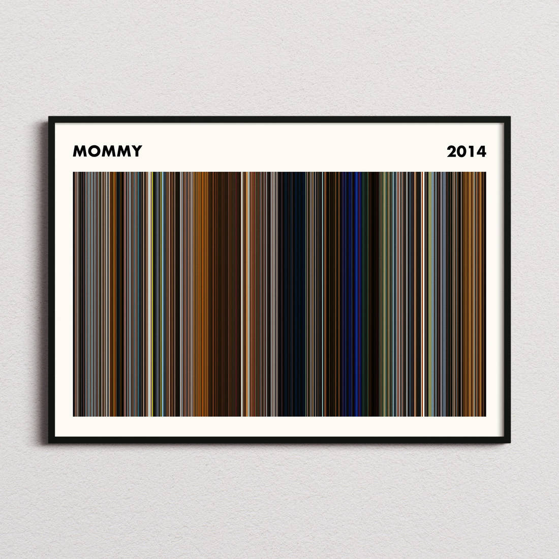 Mommy Movie Barcode Poster - Simplified