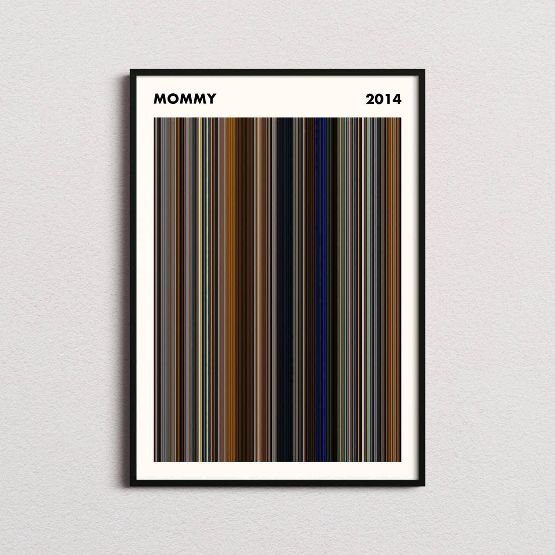Mommy Movie Barcode Poster - Simplified