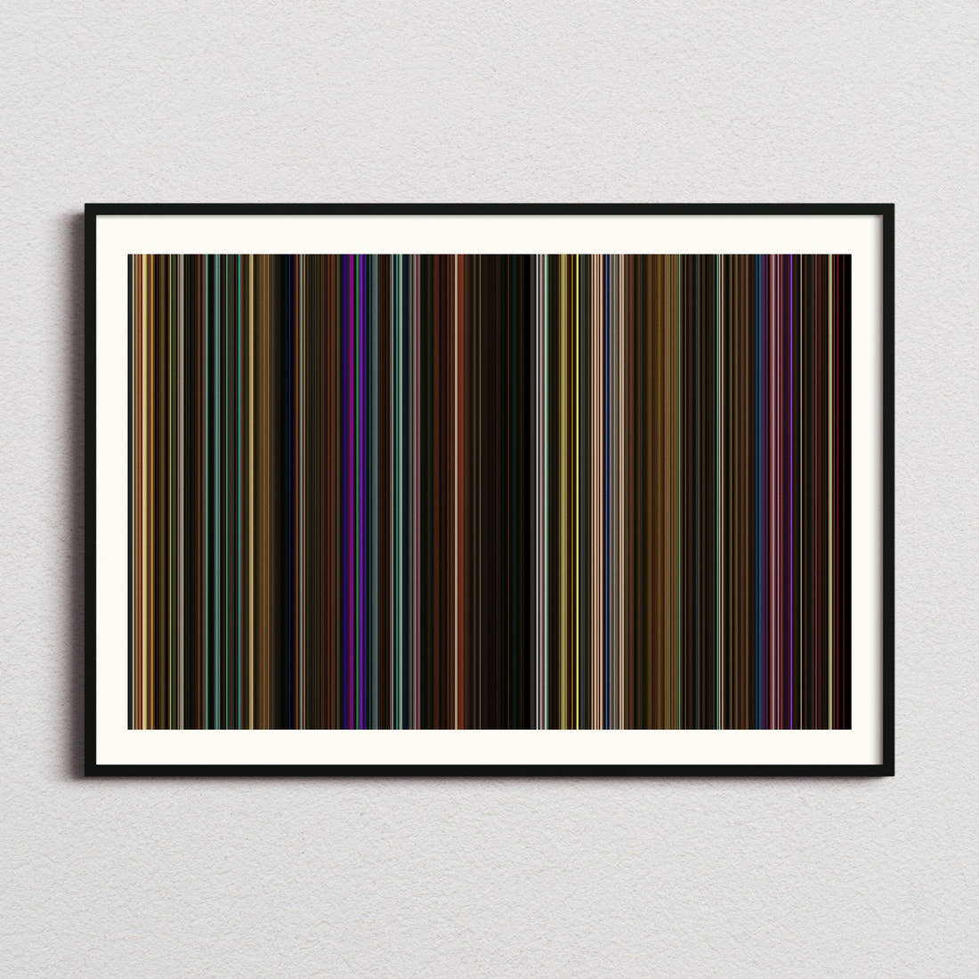 Monkey Man Movie Barcode Poster - Barcode Only