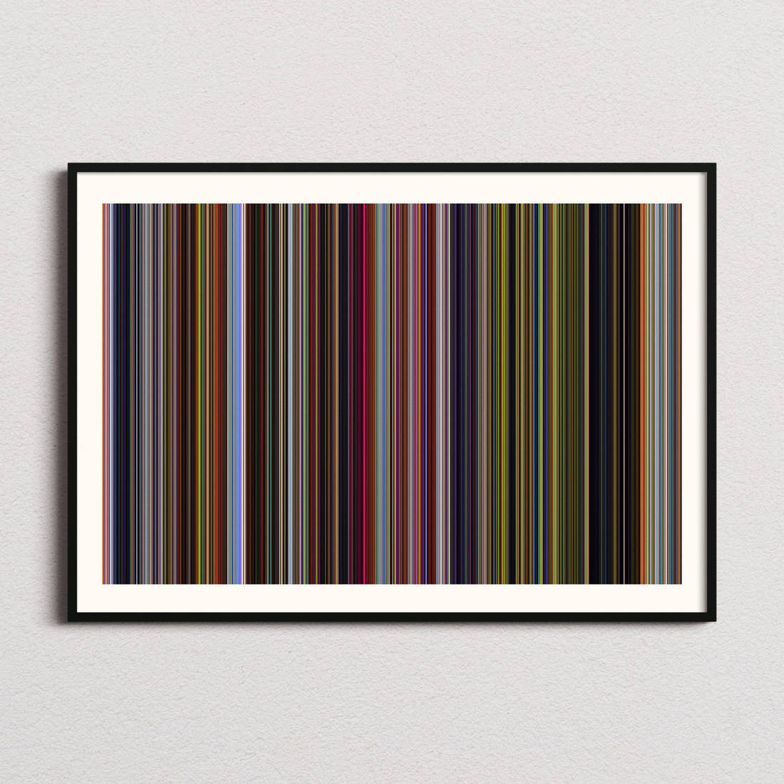 Monsters University Movie Barcode Poster - Barcode Only