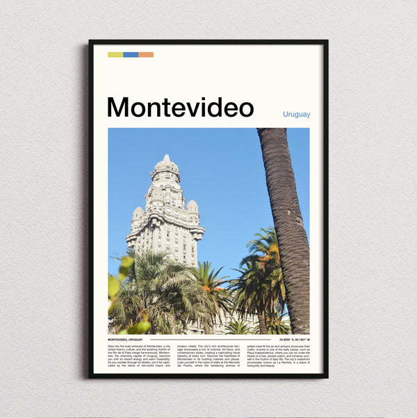 Montevideo - Palacio Salvo - Travel Print