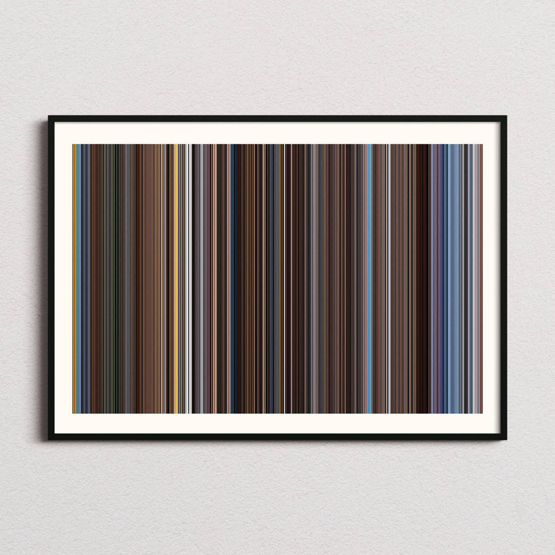 Monty Python and the Holy Grail Movie Barcode Poster - Barcode Only