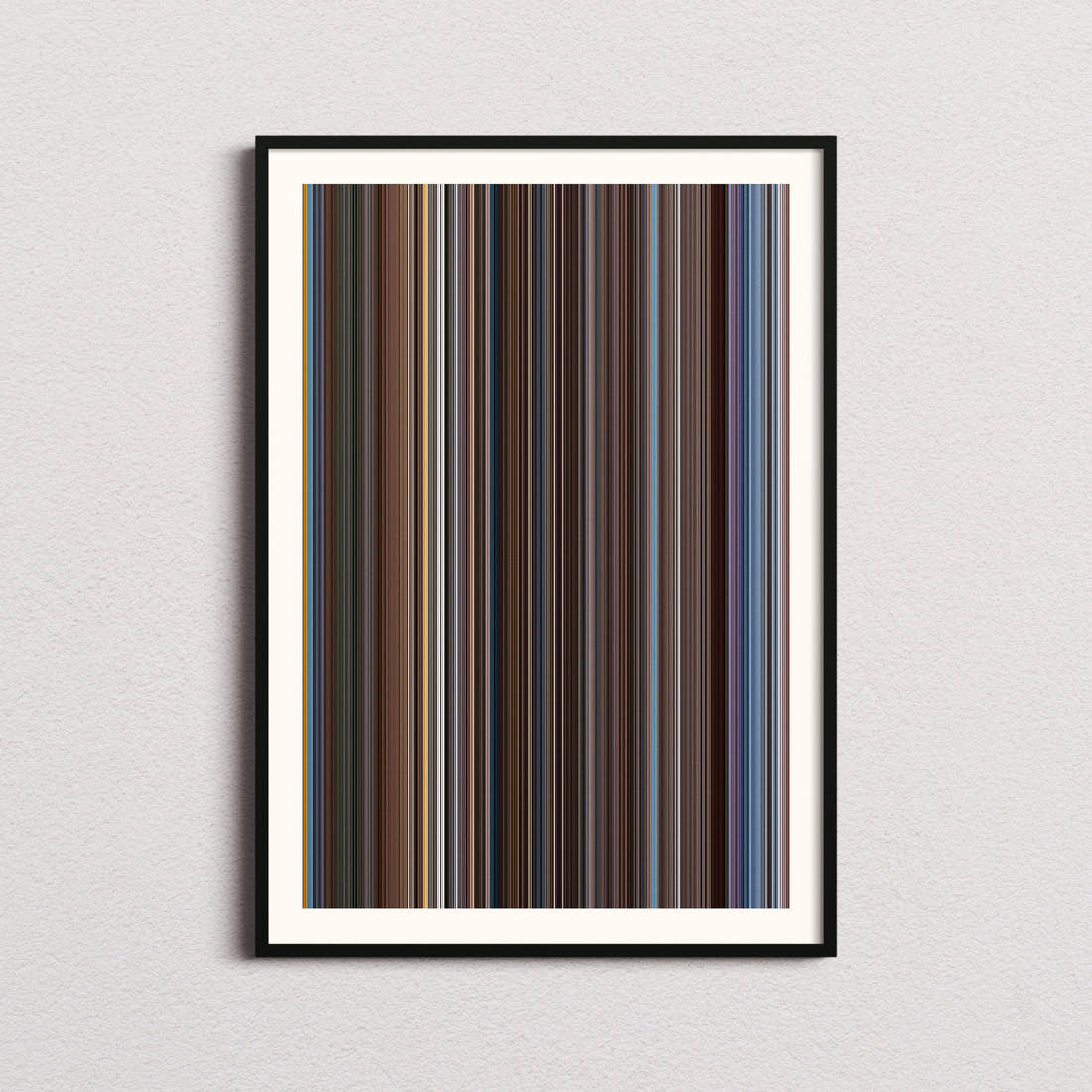 Monty Python and the Holy Grail Movie Barcode Poster - Barcode Only