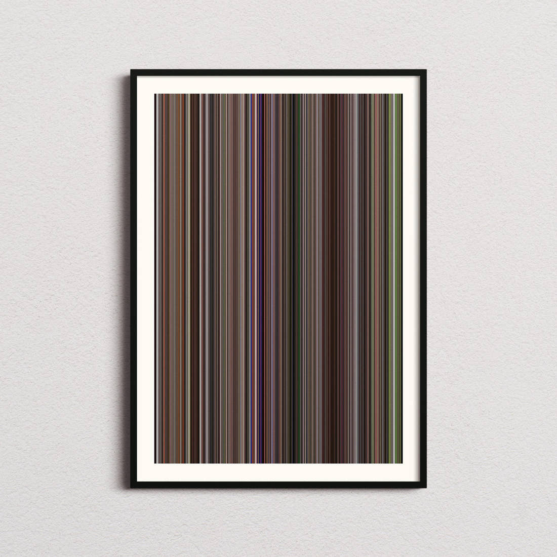 Monty Python's And Now for Something Completely Different Movie Barcode Poster - Barcode Only