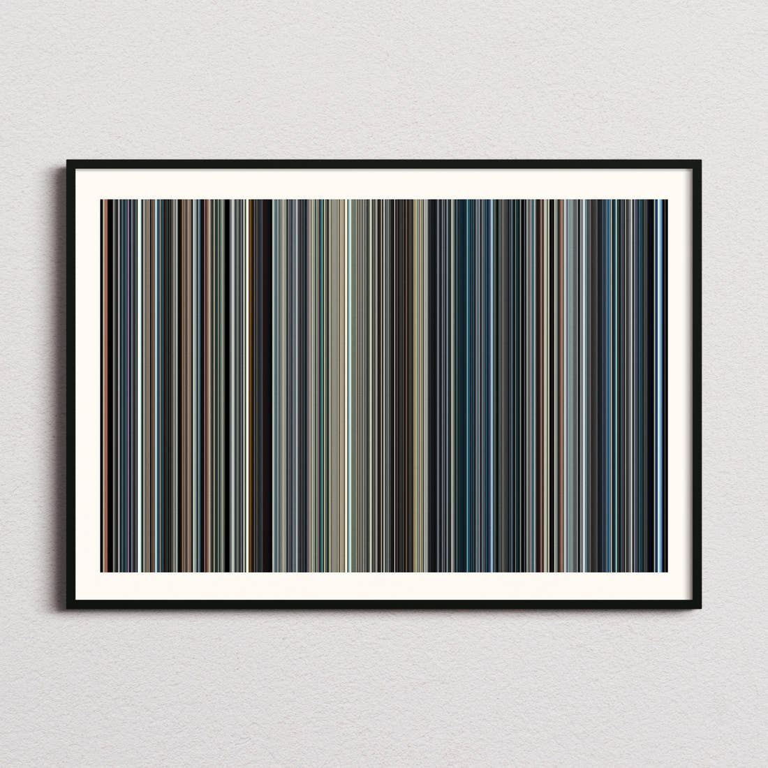 Moon Movie Barcode Poster - Barcode Only